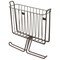 mDesign Metal Wall Mount Toilet Tissue Paper Roll Holder & Basket